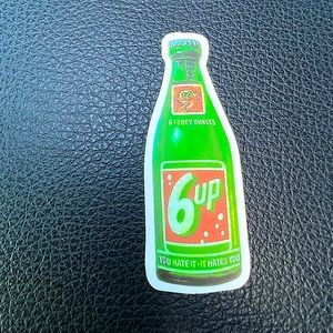 6up Gross Crude Rude Blunt Brand Parody 80s 90s Blunt Funny Sticker